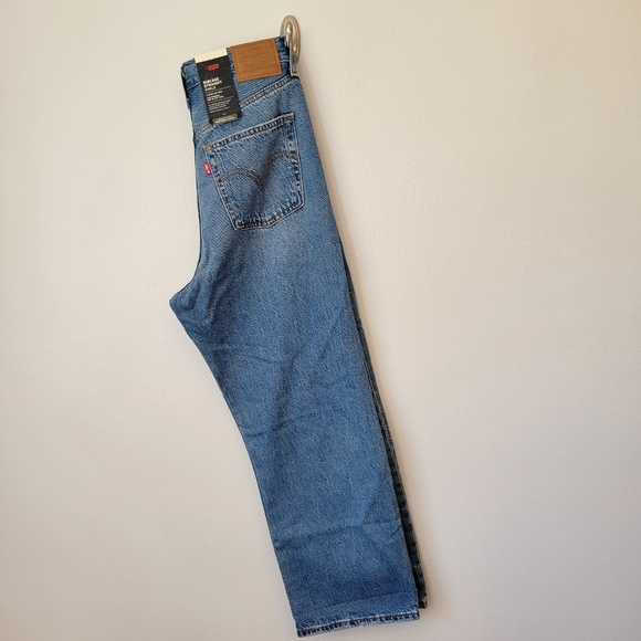 NWT Levi's Ribcage Straight Ankle Jeans, Distressed, After Love, Size 29x27 - Picture 5 of 15